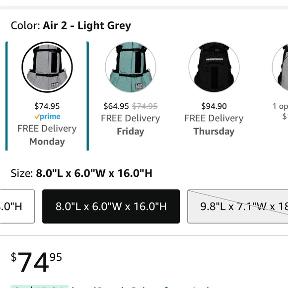 K9 Sport Sack size small.  Used maybe 5 times. - Picture 4 of 4